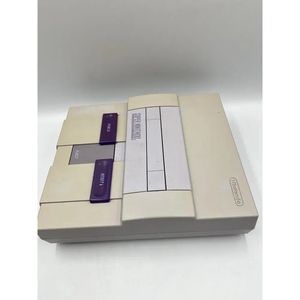 Nintendo Super NES Console SNS-001 OEM Bundle Controller Power AV Cord